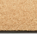 Vidaxl deurmat wasbaar 40x60 cm crème
