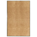 Vidaxl deurmat wasbaar 120x180 cm crème