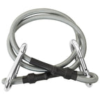 Vidaxl touwen met karabijnhaak 4 st rubber
