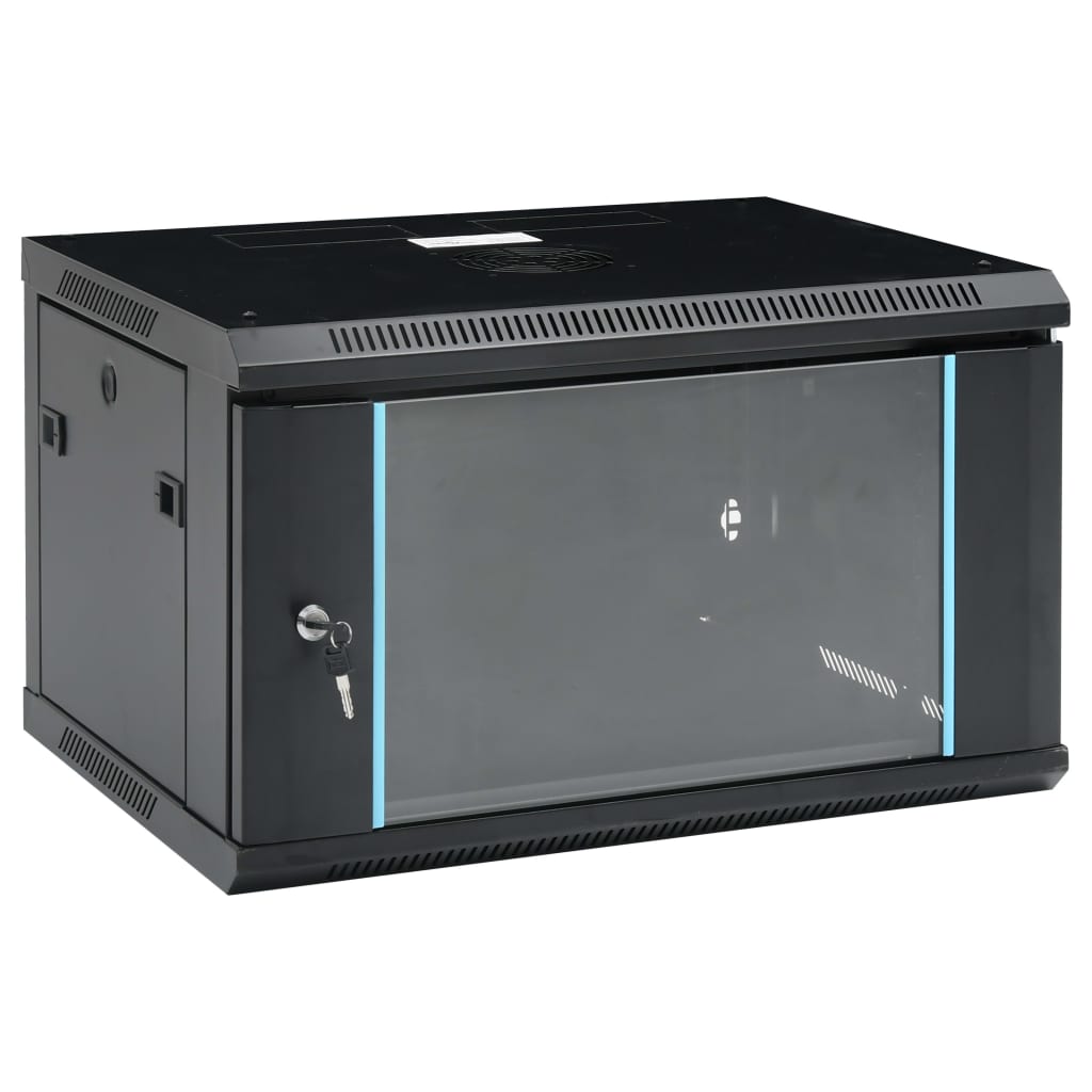 Vidaxl netwerkkast voor aan de muur 6u 19 ip20 600x450x350 mm