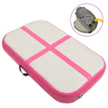 Vidaxl gymnastiekmat met pomp opblaasbaar 60x100x15 cm pvc roze