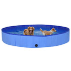 Vidaxl hondenzwembad inklapbaar 300x40 cm pvc blauw