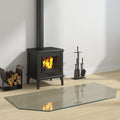 Vidaxl glasplaat openhaard zeshoekig 120x60 cm