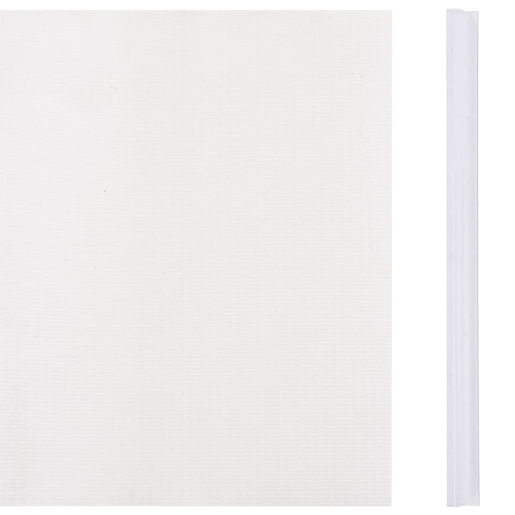 Vidaxl tuinscherm 70x0,19 m pvc wit