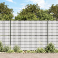 Vidaxl tuinscherm 70x0,19 m pvc wit