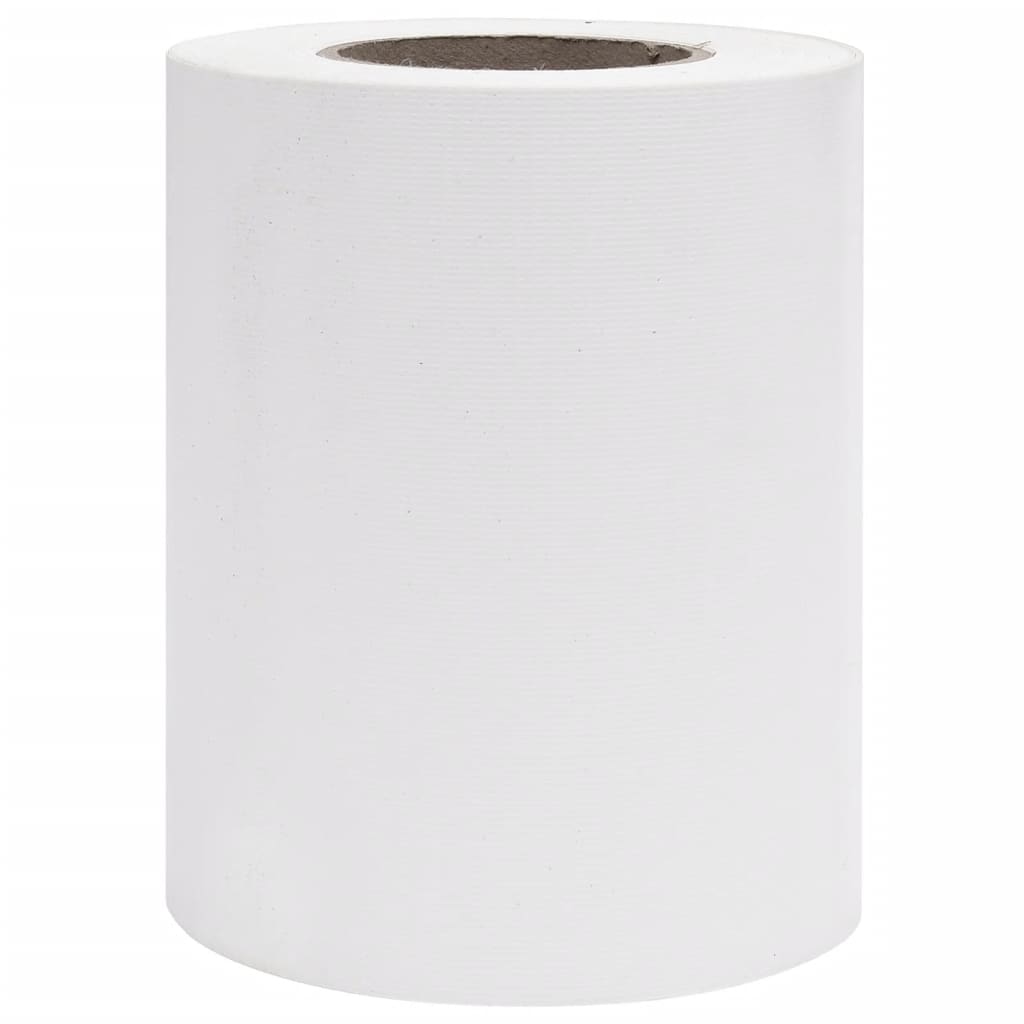 Vidaxl tuinschermen 4 st 35x0,19 m pvc wit