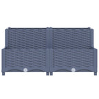 Vidaxl plantenbak verhoogd 80x80x38 cm polypropyleen