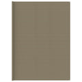 VidaXL Tenttapijt 400x800 cm HDPE taupe