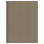 VidaXL Tenttapijt 400x800 cm HDPE taupe