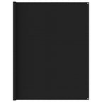 VidaXL Tenttapijt 250x250 cm zwart