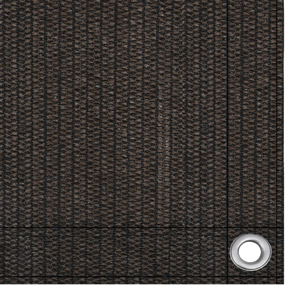 Vidaxl tenttapijt 400x600 cm bruin