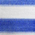 Vidaxl balkonscherm 120x300 cm hdpe blauw en wit