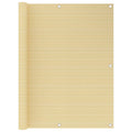 VidaXL Balkonscherm 120x400 cm HDPE beige