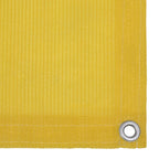 Vidaxl balkonscherm 75x500 cm hdpe geel
