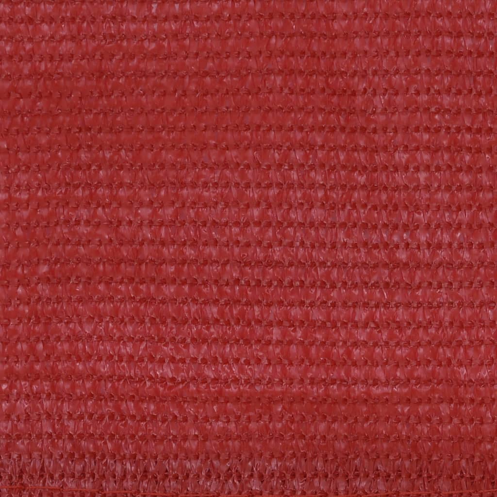 VidaXL Balkonscherm 75x400 cm HDPE rood