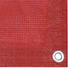 Vidaxl balkonscherm 90x500 cm hdpe rood