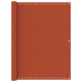 VidaXL Balkonscherm 120x300 cm HDPE oranje