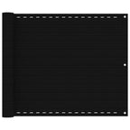 Vidaxl balkonscherm 75x400 cm hdpe zwart