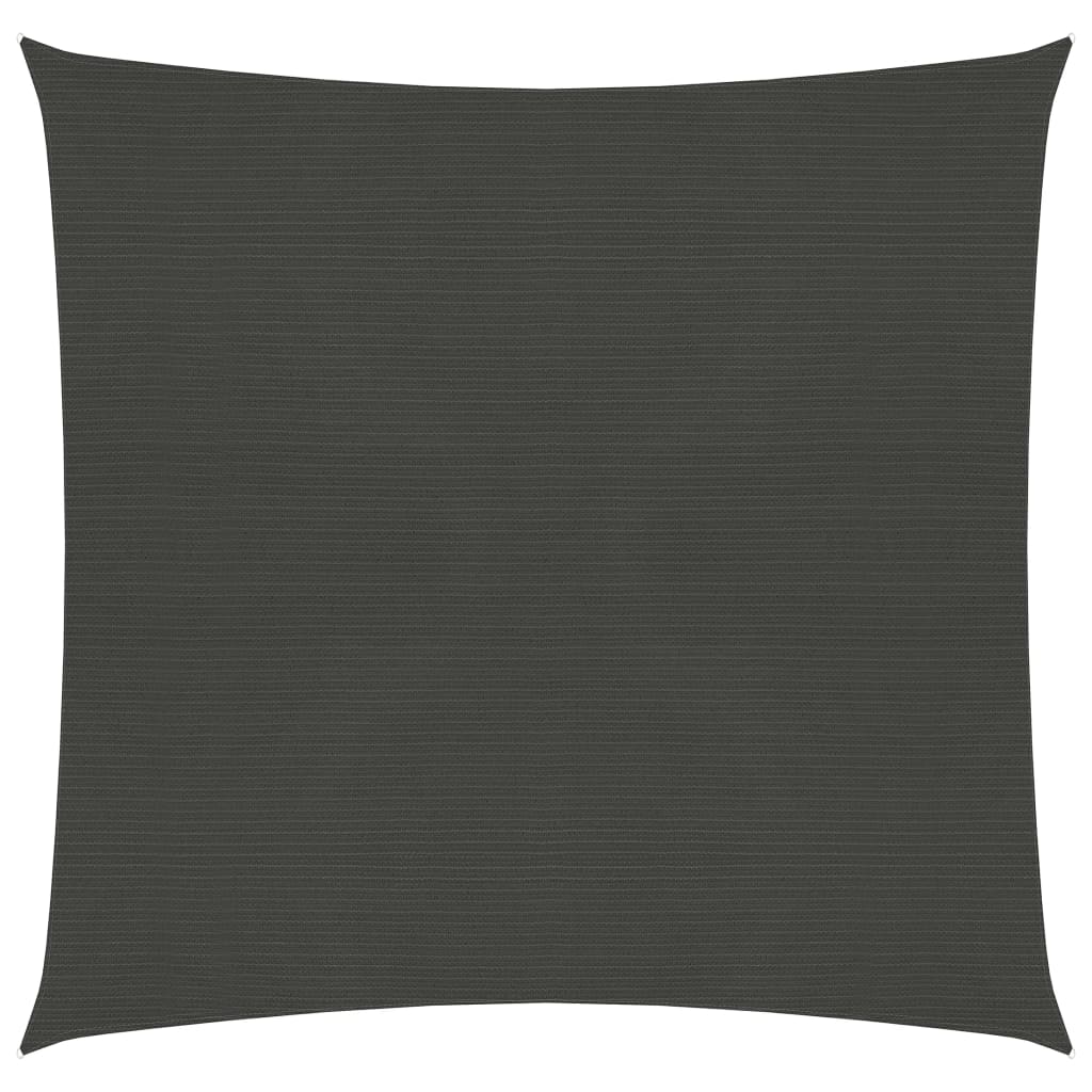 Vidaxl zonnezeil 160 g m² 4,5x4,5 m hdpe antracietkleurig