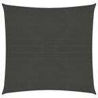 Vidaxl zonnezeil 160 g m² 4,5x4,5 m hdpe antracietkleurig