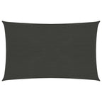 Vidaxl zonnezeil 160 g m² 3x4 m hdpe antracietkleurig