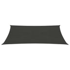 Vidaxl zonnezeil 160 g m² 3x4 m hdpe antracietkleurig