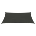 Vidaxl zonnezeil 160 g m² 4x5 m hdpe antracietkleurig