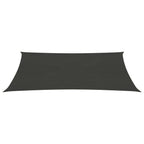 Vidaxl zonnezeil 160 g m² 4x7 m hdpe antracietkleurig