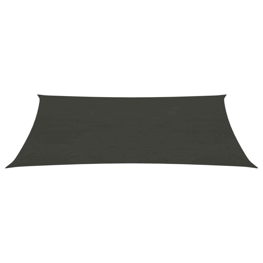 Vidaxl zonnezeil 160 g m² 4x7 m hdpe antracietkleurig