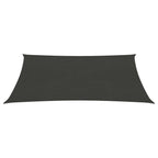 Vidaxl zonnezeil 160 g m² 5x6 m hdpe antracietkleurig