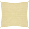 Vidaxl zonnezeil 160 g m² 2,5x2,5 m hdpe beige