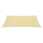 Vidaxl zonnezeil 160 g m² 3x3 m hdpe beige