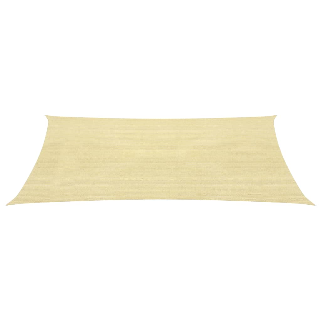 Vidaxl zonnezeil 160 g m² 2x2,5 m hdpe beige