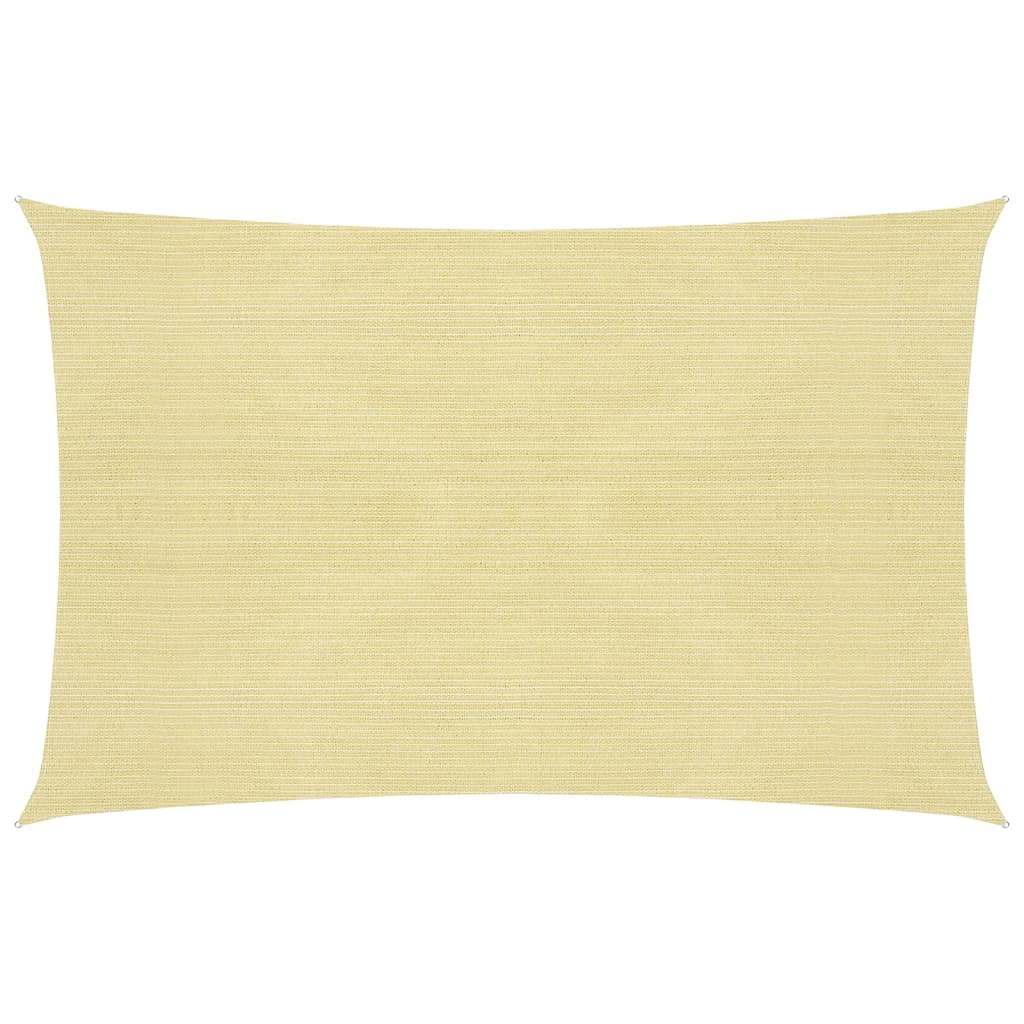 Vidaxl zonnezeil 160 g m² 2,5x3,5 m hdpe beige