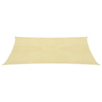 Vidaxl zonnezeil 160 g m² 2,5x3,5 m hdpe beige