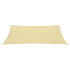Vidaxl zonnezeil 160 g m² 3x4 m hdpe beige