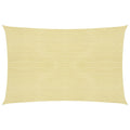 Vidaxl zonnezeil 160 g m² 3,5x4,5 m hdpe beige