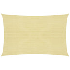 Vidaxl zonnezeil 160 g m² 3,5x4,5 m hdpe beige