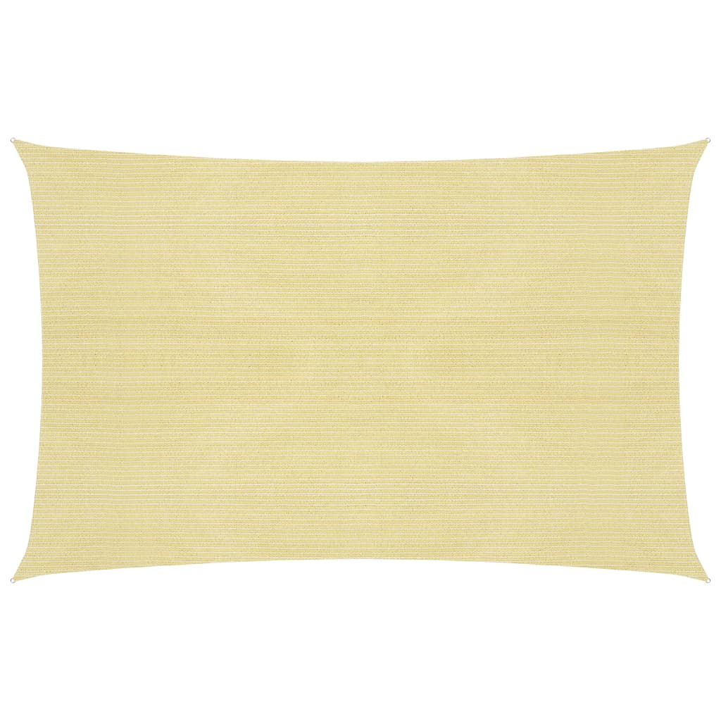Vidaxl zonnezeil 160 g m² 3,5x4,5 m hdpe beige