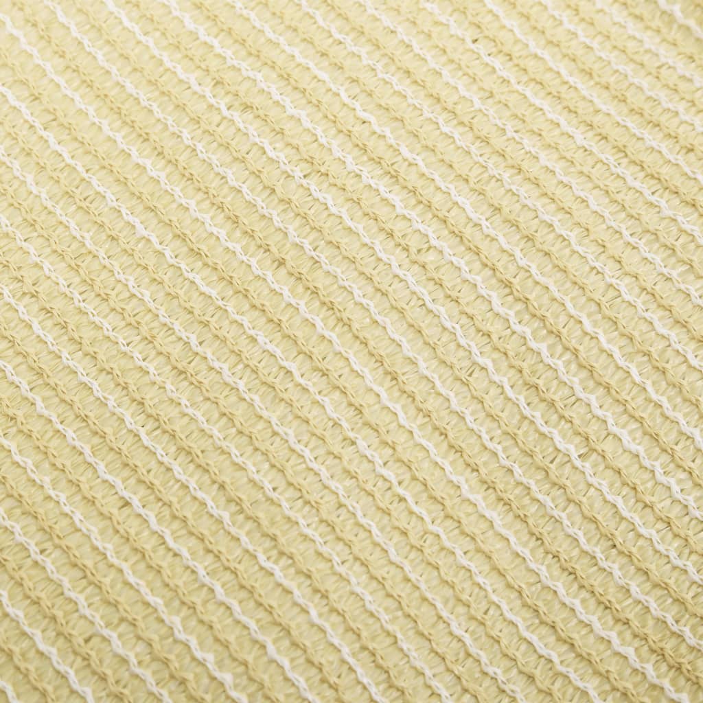 Vidaxl zonnezeil 160 g m² 3,5x4,5 m hdpe beige