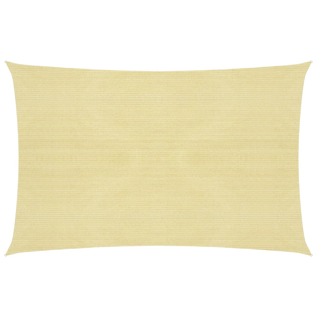 Vidaxl zonnezeil 160 g m² 4x5 m hdpe beige