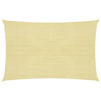 Vidaxl zonnezeil 160 g m² 4x5 m hdpe beige