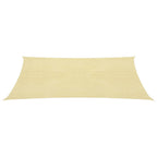 Vidaxl zonnezeil 160 g m² 5x6 m hdpe beige