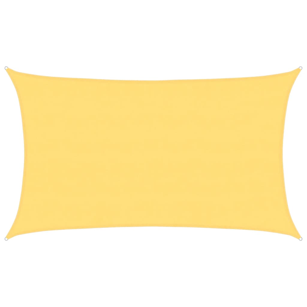 Vidaxl zonnezeil 160 g m² 5x8 m hdpe beige