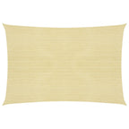 Vidaxl zonnezeil 160 g m² 6x7 m hdpe beige