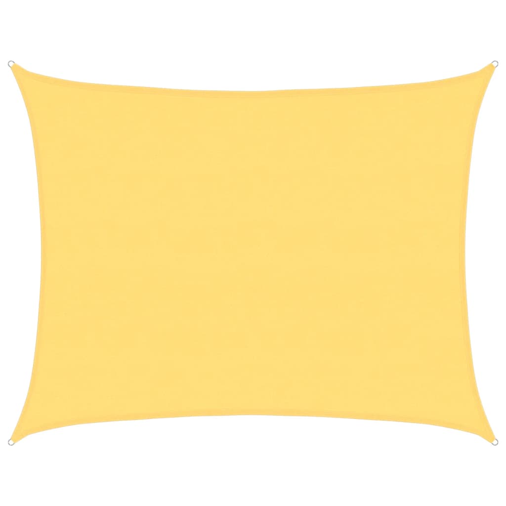 Vidaxl zonnezeil 160 g m² 6x8 m hdpe beige