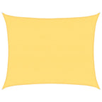 Vidaxl zonnezeil 160 g m² 6x8 m hdpe beige