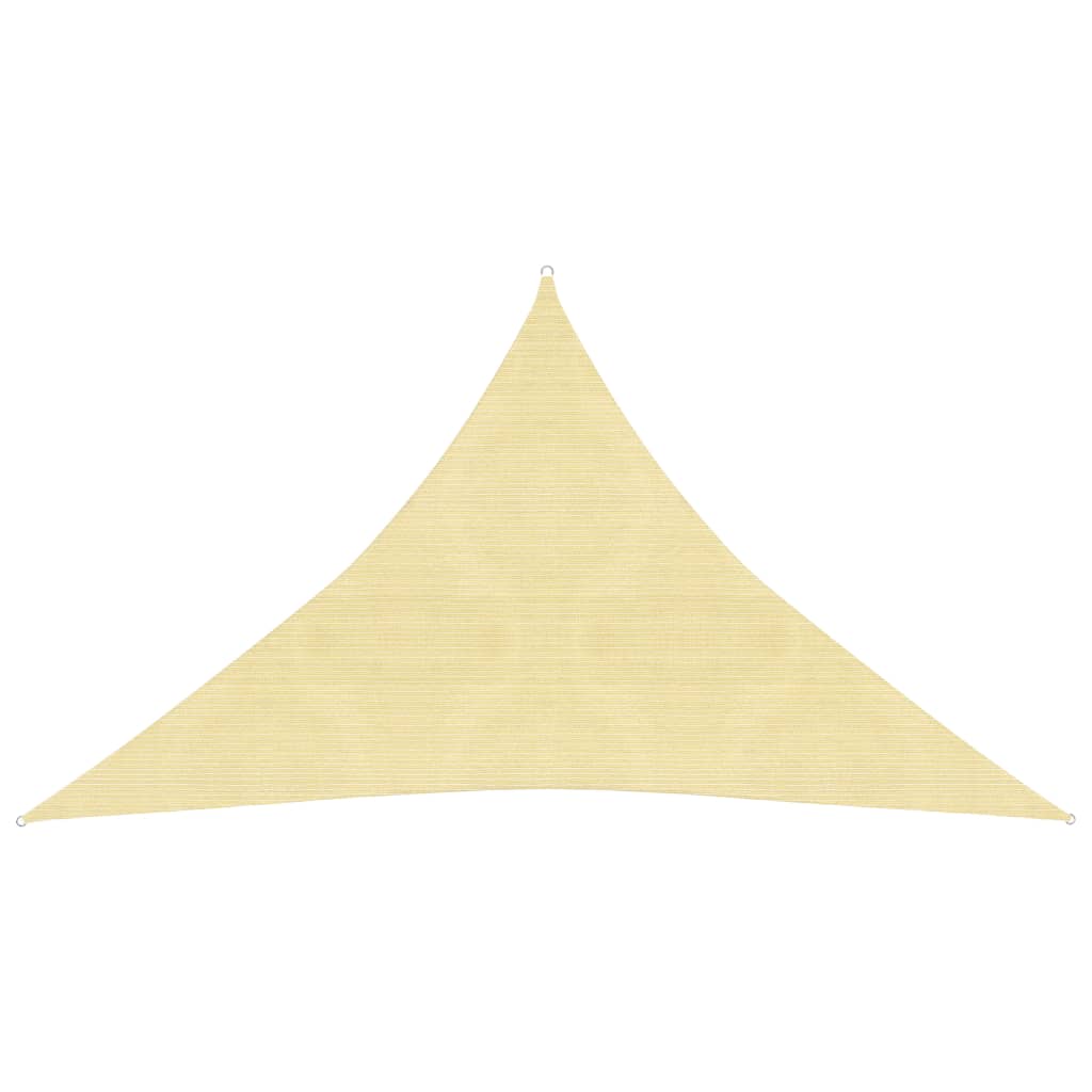Vidaxl zonnezeil 160 g m² 2,5x2,5x3,5 m hdpe beige