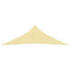 Vidaxl zonnezeil 160 g m² 2,5x2,5x3,5 m hdpe beige