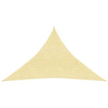 Vidaxl zonnezeil 160 g m² 3x3x4,2 m hdpe beige